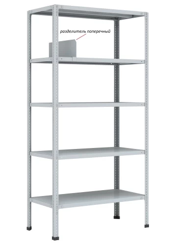 Стеллаж металлический Титан МС-750 1800x1500x600/7