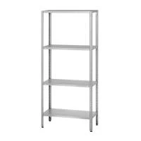 Стеллаж полочный СПЛб «Base» 1600x1000x400 со сплошной полкой (цинк)
